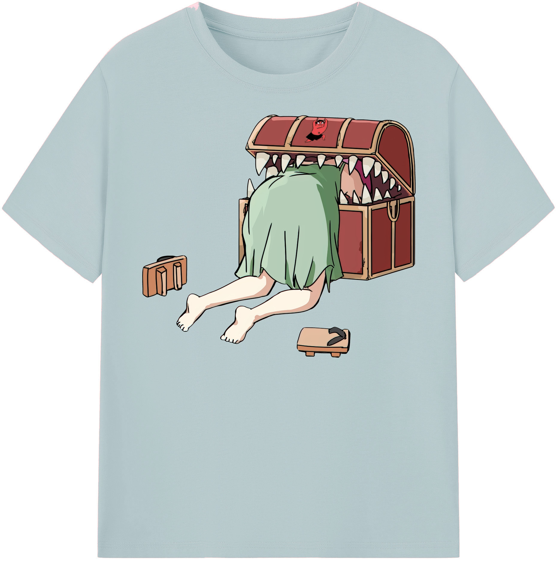 （画像用） 葬送のフリーレン Frieren 綿100％半袖Tシャツ（フロントプリント）